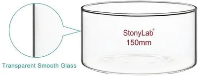 Image de Plaque de verre de laboratoire pour expériences, 100 ml, transparente