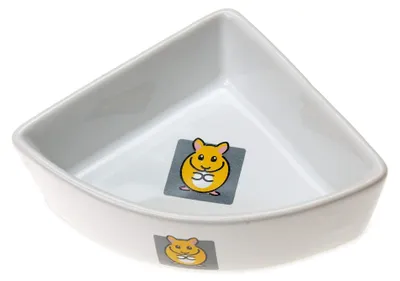 Produktbild von Karlie Keramik Ecknapf 75 ml für Hamster, weiss