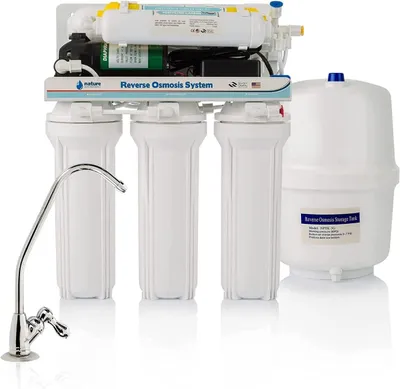 Immagine prodotto di Sistema di osmosi inversa a 6 stadi - Purificatore d'acqua - Impianto di osmosi inversa - Filtro per acqua potabile