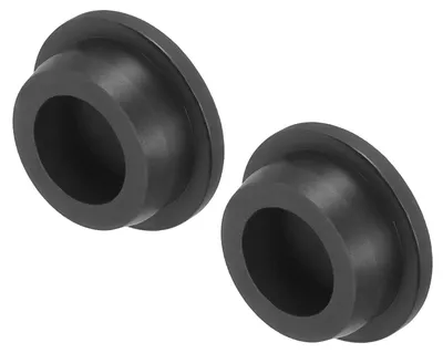 Silikonstopfen T-förmig, 35x10x28 mm, schwarz, 2 St.