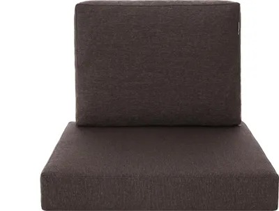 Produktbild von Sitz- und Rückenkissen Set MIA TECH für Polyrattanmöbel 60x55/55x40 cm – abnehmbarer Bezug, 10 cm dick,  – HobbyGarden