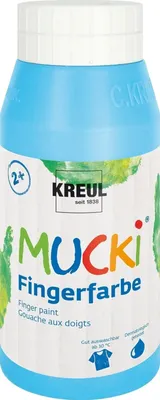 Produktbild von MUCKI Fingerfarbe Hellblau 750 ml