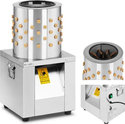 Produktbild von Wachtelpflücker aus Edelstahl Trommeldurchmesser 305 mm 120 W