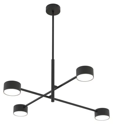 Immagine prodotto di Lampada a sospensione NATSU nera 4xGX53x10W in metallo, dimensioni: 56x64x64 cm, IP20, Emibig