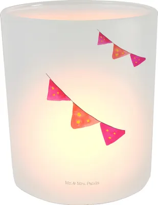 Produktbild von Mr. & Mrs. Panda Glas Teelichthalter Avocado Geburtstag - Transparent - Geschenk, Feier, Party, Windlicht aus, Überraschung, Frucht