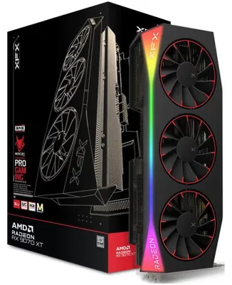 Produktbild von XFX Mercury Radeon RX 9070 XT OC Magnetic Air Edition RGB, Radeon RX 9070 XT, 16 GB, GDDR6, 256 Bit, 7680 x 4320 Pixel, PCI Express 5.0