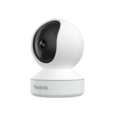 Zdjęcie produktu dla Wewnętrzna kamera bezpieczeństwa Reolink E1, 2K 4MP 2.4GHz WiFi, obrót 355° i pochylenie 50°, wykrywanie osób/zwierząt, noktowizor, 2-drożny dźwięk, 2 szt