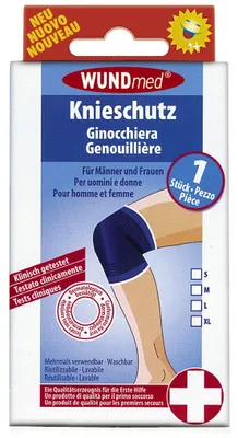 Produktbild von WUNDmed Kniebandage Gr. S blau 1 St.