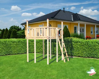 Produktbild von Tabaluga Spielturm 816 D, Farbe:naturbelassen