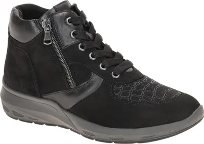 Produktbild von Waldläufer M Damen Stiefeletten - bequeme Stiefelette schwarz NEU