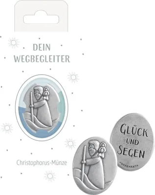 Image de Christophorus-Münze - Glück und Segen
