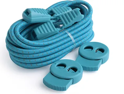 Produktbild von RINGELSPITZ - easy & active laces mit Reflektorfaden - türkis - 130 cm
