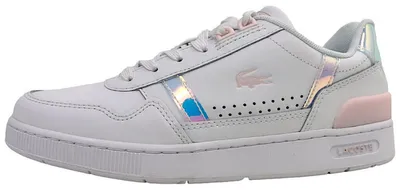 Produktbild von Lacoste T-Clip Pastel Accent Snea Schnürer Weiß in Gr. 37.5