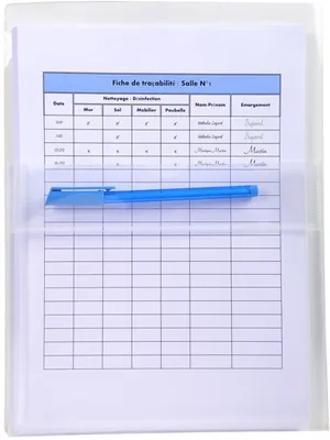 Productafbeelding van Exacompta 2 beschermhoezen, zelfklevend, met transparante folie, PP 200µ, DIN A4