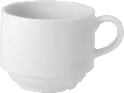Immagine prodotto di Bicchieri impilabili Utopia Pure White da 200 ml (24 pezzi)