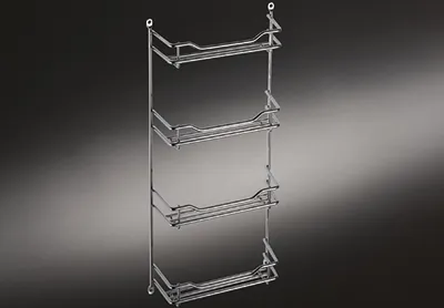 Produktbild von Naber Gewürzbord chrom 1, 4 x 3 Dosen, chrom