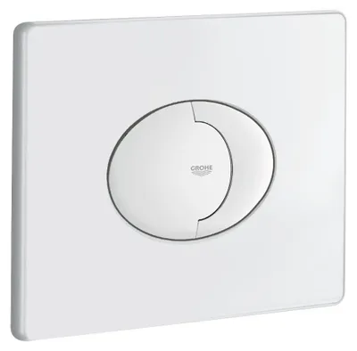 Produktbild von GROHE Skate Air - Abdeckplatte (wassersparend, 156 x 197 mm, für 2-Mengen- und Start & Stopp-Betätigung, für pmatisches Ablaufventil AV1), alpinweiß, 38506SH0