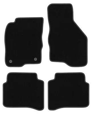 Productafbeelding van Velours automatten voor Mitsubishi Galant VIII 1996-2007 (stationwagen/sedan) – 4-delig, zwart, op maat – Wielganizator BASIC