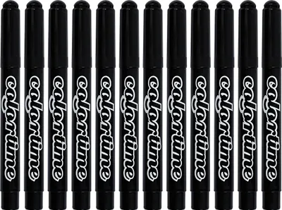 Produktbild von Creativ Company 37331, 12 Stück(e), Schwarz, 3 Jahr(e), Rundspitze, Schwarz, Rund