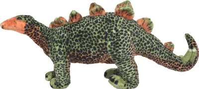 Produktbild von vidaXL Plüschtier Stegosaurus Stehend Plüsch Grün und Orange XXL