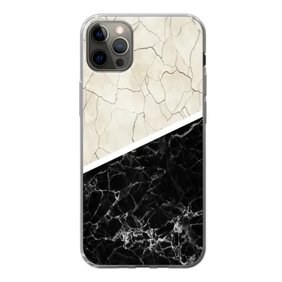 Produktbild von MuchoWow® Handyhülle Schutzhülle Hülle für iPhone 13 Pro Max Marmor - Muster - Luxus Silikon Softcase Handy Hülle - Mobiltelefon