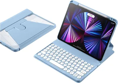 Obrázek produktu pro INF Kompatibilní s iPad Air5/Air4 10.9 palců 360° otočné Bluetooth klávesnice pouzdro