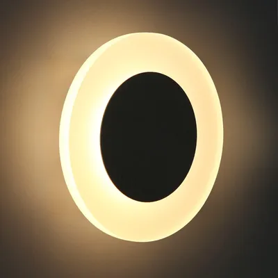 Produktbild von ZMH LED Wandleuchte innen Wandlampe Wand Beleuchtung Flur Schlafzimmer modern Treppenhaus rund 3000K warmweiß 16cm 6.9W für Wohnzimmer Arbeitszimmer