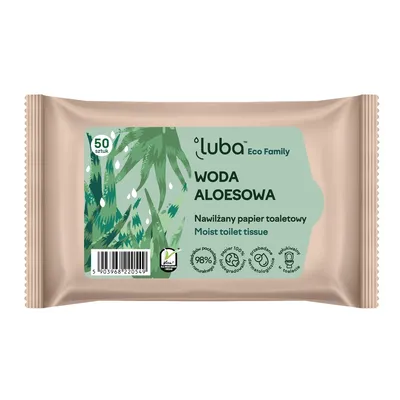 Productafbeelding van Vochtige toiletpapier - met aloë, 50 stuks