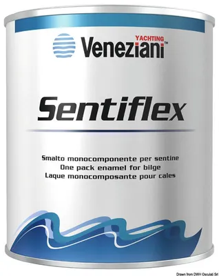 Produktbild von Sentiflex Einkomponentenlack, grau 750 ml , 1 Stück