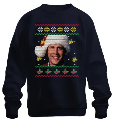 Produktbild von Clark Schöne Bescherung bei den Griswolds - Ugly Christmas Sweatshirt Pullover, Navy, L