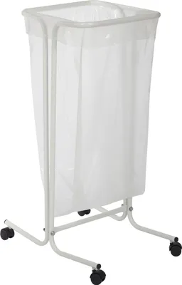 Produktbild von Müllsammler mit Rollen 110L weiß