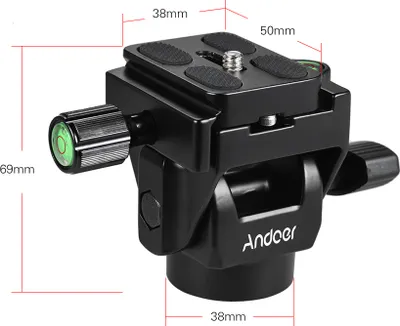 Produktbild von Einbeinstativ Kopfhalterung,Einbeinstativ Kopf arca tilt,Einbeinstativ Kopf mit Schnellwechselplatte