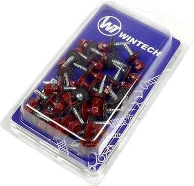 Produktbild von Dachschraube + EPDM 4,8 x 20 RAL 3011 - rot - Packung mit 30 Stück