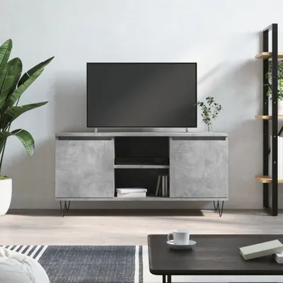 Produktbild von The Living Store TV-Schrank Betongrau 104x35x50 cm Holzwerkstoff