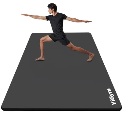 Produktbild von Gymnastikmatte 195 x 90 x 1,5 cm, blau, NBR, für Fitness