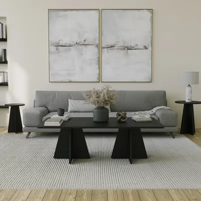 Produktbild von Skye Decor, Mushroom - Black, Couchtische, Schwarz, 120 x 40 x 60 cm