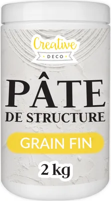 Image de Creative Deco Modeling Paste Pâte de Structure Grain Fin 2kg - Pâte à Relief
