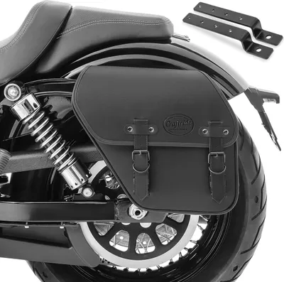 Immagine prodotto di Borsa da sella + supporto per Indian Scout / Bobber Fargo sinistra