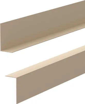 Immagine prodotto di QUEST Battiscopa minimalista in PVC - rigido, beige, 50x20 mm, 200 cm