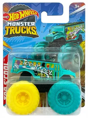 Produktbild von Hot Wheels Monster Trucks HTP25, Monstertruck, 3 Jahr(e), Kunststoff, Blau, Gelb