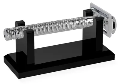 Produktbild von Rasiererhalter für die Dusche, horizontal, aus Acryl, platzsparend, Badezimmer-Organizer