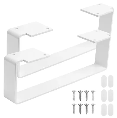 Imagen del producto de Patas de metal para mesa, 2 unidades, 29 x 5,3 x 9,5 cm, para mesa y oficina