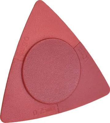 Obrázek produktu pro Kytarová trsátka různých tlouštěk, příslušenství pro hudební nástroje, 0,5/0,75/1,0 mm, červená
