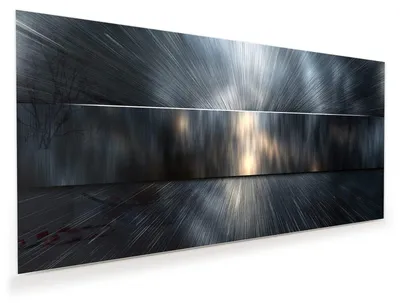 Produktbild von Glasbild 110x55cm in XXL für Wohnzimmer, Schlafzimmer Motiv Energieblitz