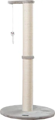 Immagine prodotto di Home Deluxe - Tiragraffi NEVA - colore: grigio, dimensioni: 101 x 49 x 49 cm, materiale: poliestere, sisal, struttura: MDF I Tiragraffi per gatti Tiragraffi per gatti