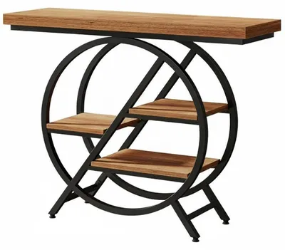 Obrázok produktu pre Konferenčný stolík HOGA-JW0844, 100 cm, čierno-hnedý