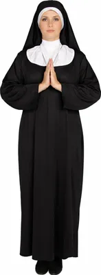 Produktbild von Nonnen Kostüm für Damen Gr. S-XXXXL, Größe:XXL