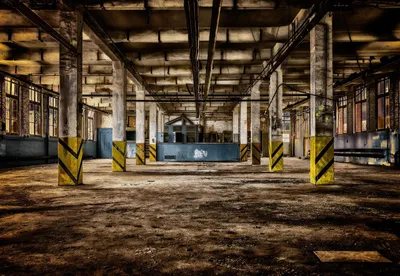 Produktbild von Fototapete Vlies 12922V8 Ruinen Alte Fabrik 4-tlg. 368 x 254 cm