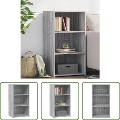 Produktbild von The Living Store Sideboard Grau Sonoma 50x41x93 cm Holzwerkstoff