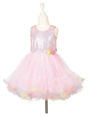 Productafbeelding van Souza Prinses Jocelyne - Meisjesjurk, roze, maat 128-140